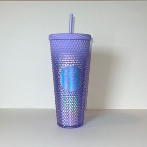 New! 2023 Starbucks Lavender Purple Ombré Studded Tumbler Cold Cup Venti 24 OZ